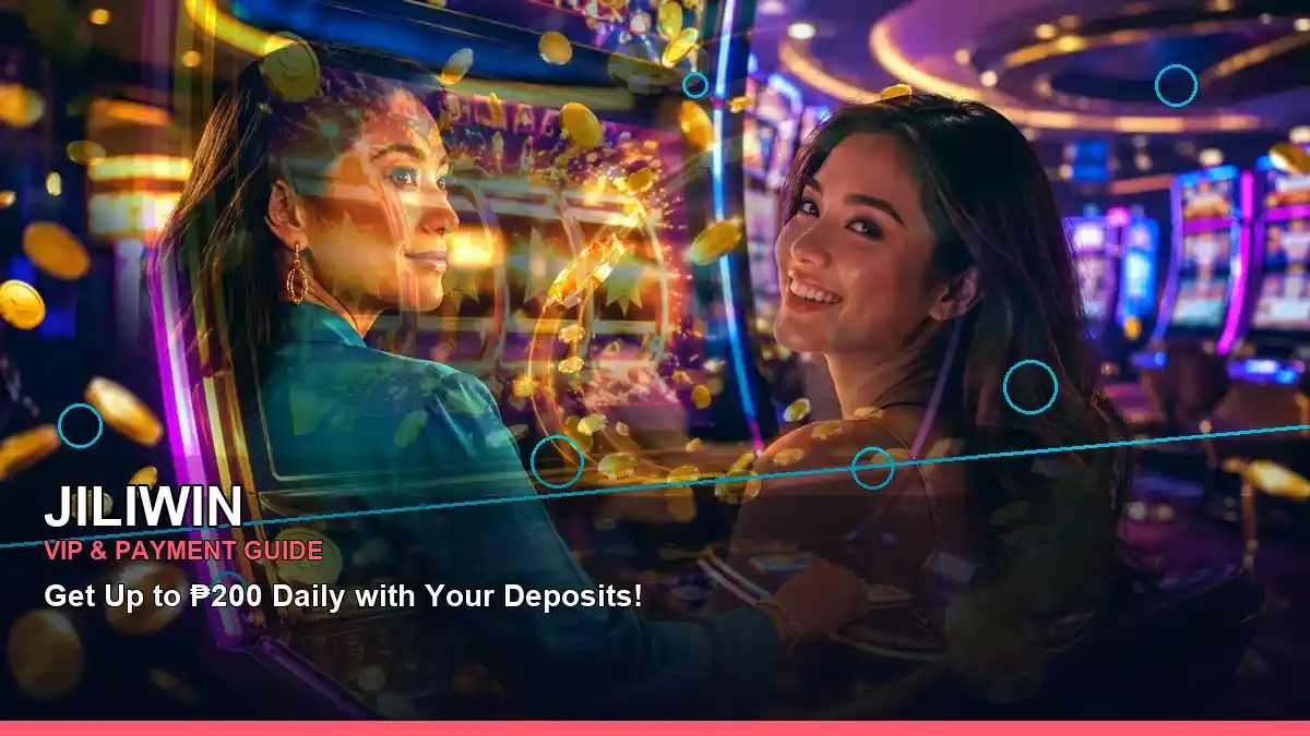 JILIWIN mobile casino first-deposit rewards arranged in a layered visual layout for Philippine players